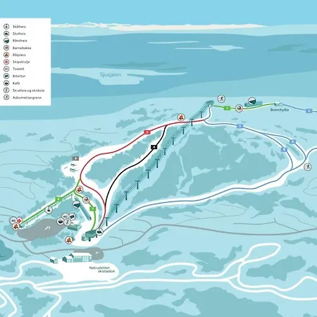 Familyfriendly Mountain Cross-country Skiing Near Casa vacanze Sjusjøen